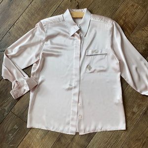 Silky button down
